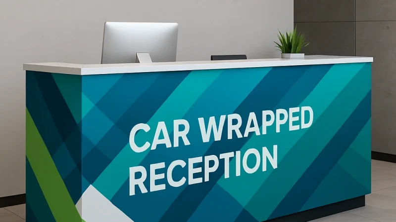 Kiedy warto zdecydować się na oklejanie recepcji zamiast wymiany?