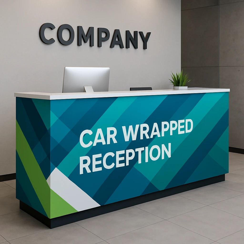 Kiedy warto zdecydować się na oklejanie recepcji zamiast wymiany?